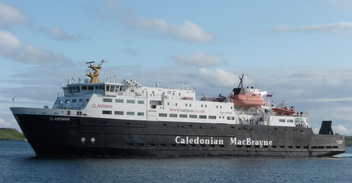 Calmac-Fähre auf die Äußeren Hebriden