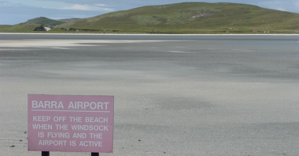 Der Flughafen von Barra - Ein Strand